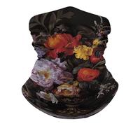 Protection solaire UPF 50+ cache-cou bandana élastique respirant pour l'extérieur - Vase de fleurs rafraîchissant - Cagoule de pêche - Bandeau pour homme et femme - Blanc - Taille unique, BLANC,