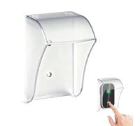 Protection Sonnette Exterieur Pluie Transparente Protege Sonnette Exterieur avec Vis,Universelle Couvercle étanche a Parete Visière Sonnette,Protegge da Pioggia Neve Polvere e Urti