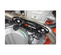 Scar Protection collecteur échappement universel carbone 4 temps Compatible KTM/Husqvarna/GASGAS