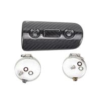 Protection thermique en fibre de carbone pour silencieux d'échappement de moto, compatible avec les modèles S1000RRR et Ninja400, Bouclier Thermique(D)