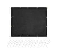 Protection thermique pour clôture de barbecue - Anti-flamme - Tapis de barbecue ignifuge - Couverture de réfrigérateur facile à utiliser derrière les grilles