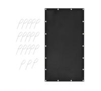 Protection thermique pour clôture de barbecue - Anti-flamme - Tapis de barbecue ignifuge - Couverture de réfrigérateur facile à utiliser derrière les grilles