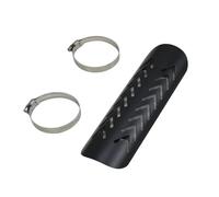 Protection thermique pour échappement de moto, Convient pour Harley Convient pour Honda Convient pour Suzuki Convient pour Yamaha Bouclier Thermique(Black)