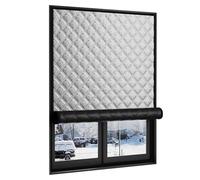 Protection Thermique pour Fenêtre | 99x180cm Tissu Oxford Épais Et Résistant Rembourré En Coton | Couverture De Fenêtre Pour Temps Froid - pour Maison Dortoir Appartement Chambre Salon