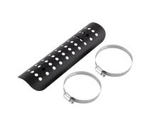 Protection thermique universelle pour tuyau d'échappement de moto Bouclier Thermique(A-black)