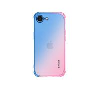 Protection Translucide pour iPhone 17e Coque Bumper en Silicone Dégradé Enkay Bleu / Rose