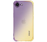 Protection Translucide pour iPhone 17e Coque Bumper en Silicone Dégradé Enkay Dorée