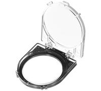 Protection Transparente en Plastique pour Bouton-poussoir D’ordinateur | Garde Visible pour Arrêt Involontaire, Usage Bureau et Panneaux, Compatible Lave-vaisselle et Appareils