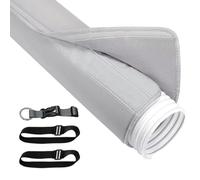 Protection Transportable de Tuyau pour Climatiseur | Gaine Isolante Réduction de Chaleur pour Tuyau AC | Couvercle de Bouche d'Aération Antipoussière Accessoires Multifonctionnels pour Dortoir Hôtel M