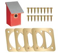 Protection Trou Cabane Oiseau - 4 Pcs Protecteur De Trou en Metal