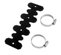 Protection Universelle de Tuyau de Tête de Moto Écran Thermique d'échappement Flexible pour Vélos 4 Temps (Noir)