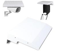 Protection universelle pour caméra de sécurité - Protection contre le soleil et la pluie - Avec 3 vis d'extension - Toit de protection - Support mural pour lampes LED / dôme / toutes les caméras
