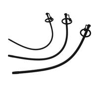 Protection urétrale creuse à prolongé pour hommes-FRhlM23(Noir, 3Pcs)