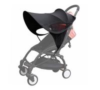 Protection UV 50+ pour poussette - Solaire imperméable, auvent réglable, respirant et pliable - Parfait pour landaus