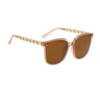 Protection UV Mode Eyewear Parfait pour la conduite et les festivals, lunettes de soleil pour femmes, lunettes de soleil pour femmes - Lunettes de soleil rétro classiques pour femmes, Tranches de thé