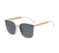 Protection UV Mode Eyewear Parfait pour la conduite et les festivals, lunettes de soleil pour femmes, lunettes de soleil pour femmes - Lunettes de soleil rétro classiques pour femmes, Cadre blanc