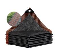 Protection UV noire, bloque 90 % du soleil, auvent d'extérieur à œillets pour plantes, fleurs, terrasse, pelouse, jardin - 6 x 15 m