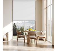 Protection UV occultante 100 x 150 cm sans perçage Installation intérieure et extérieure Bloque la lumière du soleil blanche Efficacité énergétique