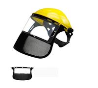 Protection Visage Débroussailleuse, Casque De Sécurité Pour Tronçonneuse, Casque De Protection Pour Débroussailleuse, Écran De Protection Faciale Pour Tondeuse Et Brushcutting（1 masque supplémentaire
