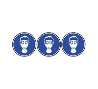 Protection Voie Respiratoire - 3fois 5cm - Sticker/Autocollant