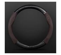 Protection Volant Voiture pour Chery pour Tiggo 3 4 5 7 Pro 8 Plus pour Arrizo 7 GX 5X EQ7 pour Fulwin 2 pour Eastar pour A3 pour A5 Housse Volant Daim Et Fibre Carbone(O1)