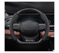 Protection Volant Voiture pour Chery pour Tiggo 3 4 5 7 Pro 8 Plus pour Arrizo 7 GX 5X EQ7 pour Fulwin 2 pour Eastar pour A3 pour A5 Housse Volant Daim Et Fibre Carbone(D)