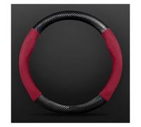 Protection Volant Voiture pour Chery pour Tiggo 3 4 5 7 Pro 8 Plus pour Arrizo 7 GX 5X EQ7 pour Fulwin 2 pour Eastar pour A3 pour A5 Housse Volant Daim Et Fibre Carbone(O)