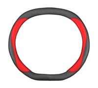 Protection Volants Housse Volant Cuir pour MG pour One 2024-2025 Couverture Volant Voiture(Napa Red Red Line)