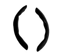 Protection Volants Housse Volant Voiture pour Fiat pour 500 2007-2022 pour 500e 2020 2021 pour 500L 2014-2018 pour 500X 2015-2022 Couverture Volant Voiture(2 Piece-Black)