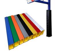 Protections adhésives pour poteaux de basket-ball, protection carrée de 1,8 m de haut pour garage et sous-sol, pour la sécurité des joueurs, protection extérieure du panier, couvre-poteaux d