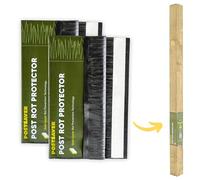 Protections anti-pourriture pour poteaux de clôture Postsaver Pro-Wrap Large Fits 125 x 125mm to 150 x 150mm poteaux de clôture carrés (2 Pack)