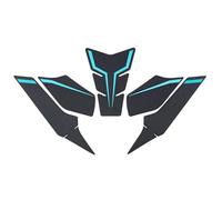 Protections Antidérapantes Réservoir D'huile Et Carburant Moto Protections Latérales Genoux Autocollants Protection pour CFMOTO 675NK NK675 CF675 Traction(Style 5)