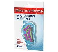 Mercurochrome Protections Auditives Forte Valeur D'Atténuation 2 Paires