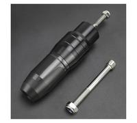 Protections Cadre Moto CNC Curseurs Échappement Protection Contre Les Collisions pour Suzuki pour V-Strom 650 XT pour VSTROM DL650 Protection Contre Les collisions(C-Noir)