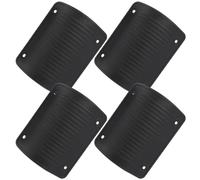 Protections D’Angle 4 Pièces pour Plastique Noir, Valise de Voyage | Anti-collision, pour Bord de Bagage et Coin de Coffre, Accessoire Décoratif Pratique, Lot de Quatre