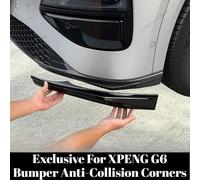 Protections d'angle anti-collision pour pare-chocs avant, bandes décoratives extérieures spécialement conçues pour XPENG G6 2023-2026 noir