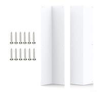 Protections d'angle en aluminium et acier inoxydable pour revêtement en vinyle, panneaux muraux extérieurs pour murs de terrasse et de jardin, protection d'angle en métal pour l'extérieur (acier