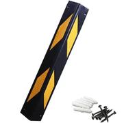 Protections d'angle en caoutchouc pour murs de garage, bandes réfléchissantes anti-collision pour éviter les dommages causés par les véhicules dans les zones de stationnement