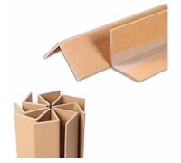 Protections d'angle en Carton Protections d'angle en Papier Kraft pour Cartons D'expédition Lot de 100 Pièces en L, 4 Mm D'épaisseur Outils De Logistique D'expédition(10 x 4 x 0.4 cm (L x W x THK))