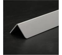 Protections d'angle en PVC, autocollantes, étanches à 90°, protection de bords muraux, bouclier de sécurité durable pour la maison et le bureau, 4 cm de large, 127 cm de long, beige
