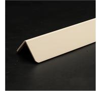 Protections d'angle en PVC, autocollantes, étanches à 90°, protection de bords muraux, bouclier de sécurité durable pour la maison et le bureau, 4 cm de large, 127 cm de long, beige