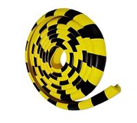 Protections d'angle Murales Robustes, Bandes Anti-Collision Jaunes Et Noires De 5 M, Protections Autocollantes en Caoutchouc NBR pour Installation sur Meubles(L-Shaped,10PCS)