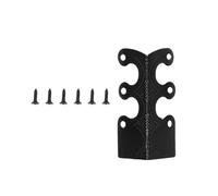 Protections d'angle pour plinthes en métal Protection d'angle en métal Vintage for plinthes en Fer, for Bureau, Salon(1pc Black)