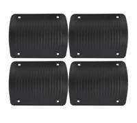 Protections d'angle pour Valise, Lot de 4, Plastique Noir | Renforts de Coin pour Bagages, Absorption des Chocs, Usage Famille et Réparation