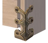 Protections d'angle Skiffers - Couvertures d'angle pour plinthes en Laiton | Protections Antiques pour Murs | Protection des Bords et décoratifs pour la Maison et Le Salon, Qui garantit