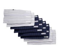 Protections De Barreaux De Lit En Coton Bleu/blanc TU