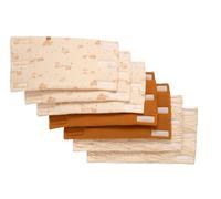 Protections De Barreaux De Lit En Coton Matelassé - Petit Nuage Beige Foncé TU