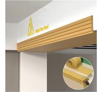 Protections de bord de porte de voiture, Protections d'angle murales for bords de garage, meubles table, bord mural 0,8 cm d'épaisseur et protections for pare-chocs(Brown,2m-10pcs)