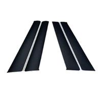 Protections de bord de porte, For Peugeot 307 2001-2011, autocollants, garnitures, revêtements décoratifs anti-rayures, moulures de poteau, noir brillant(A/Glossy Blacck)
