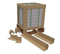 Protections de bord en carton pour une expédition sécurisée, protections d'angle empilables pour une meilleure protection à la maison, atelier et garage